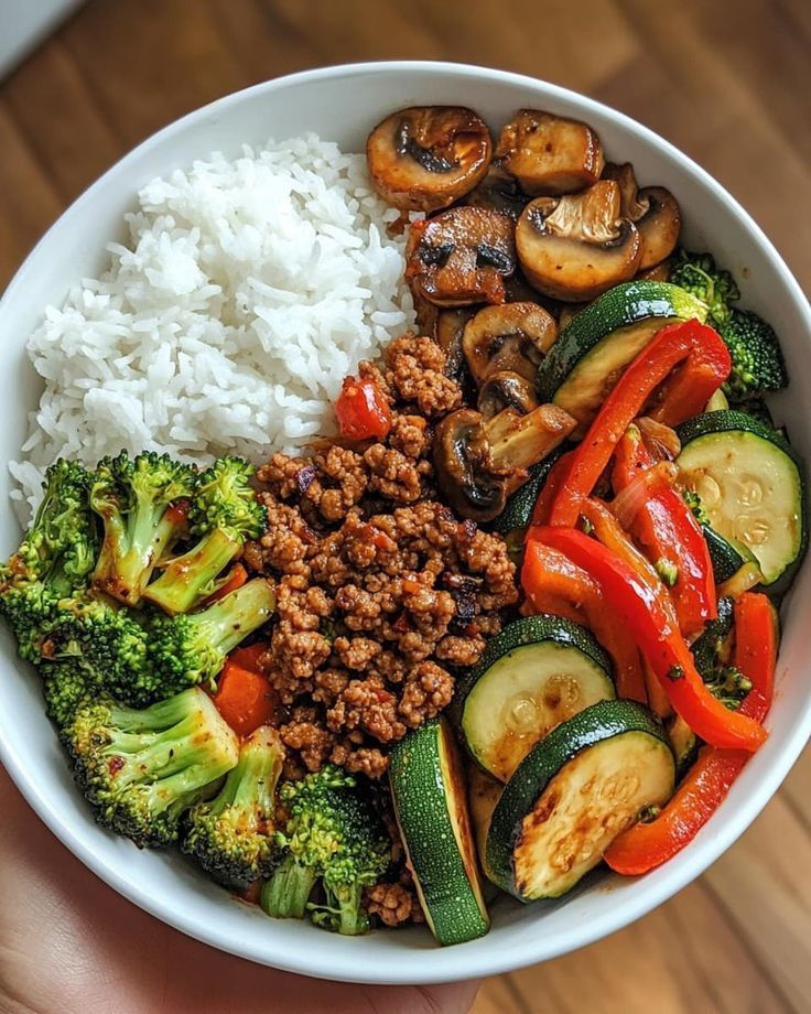 Clean Bulk Beef Bowl