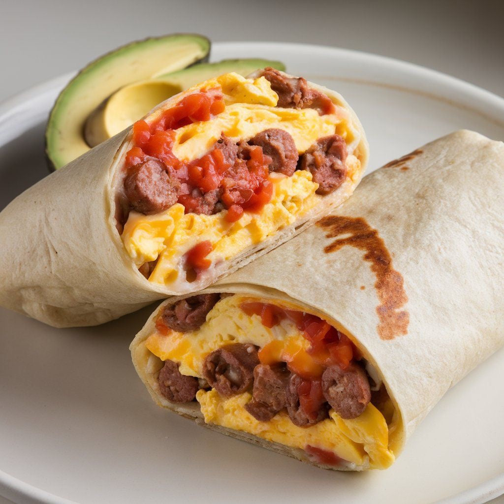 TURKEY SAUSAGE BREAKFAST BURRITO WRAP